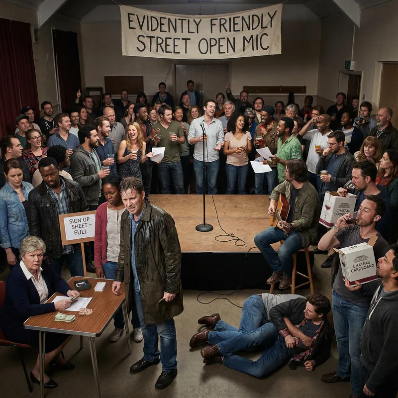 Evidently Friendly Street: A Poetic Gathering