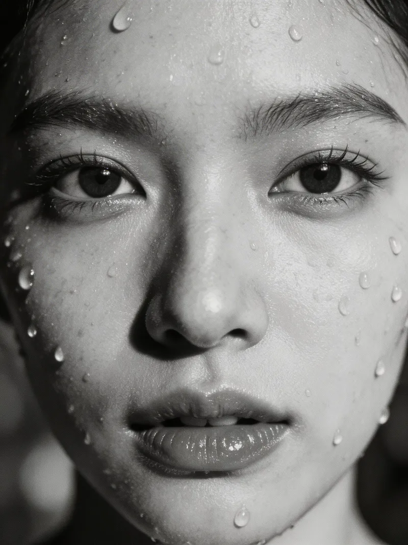 Stunning Black and White Water Drops in HD