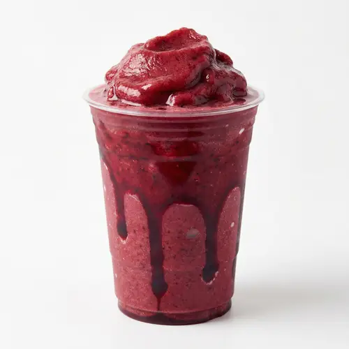 Refreshing Iced Red Berry Frappe - Photo Showcase