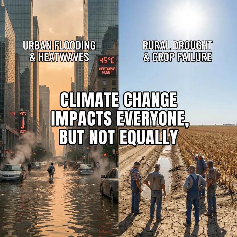 Climate Change Impacts Disproportionately: Urban vs. Rural Climate Change Impacts Disproportionately: Urban vs. Rural
