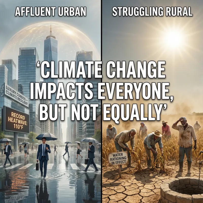 Climate Change Impacts Everyone Unequally