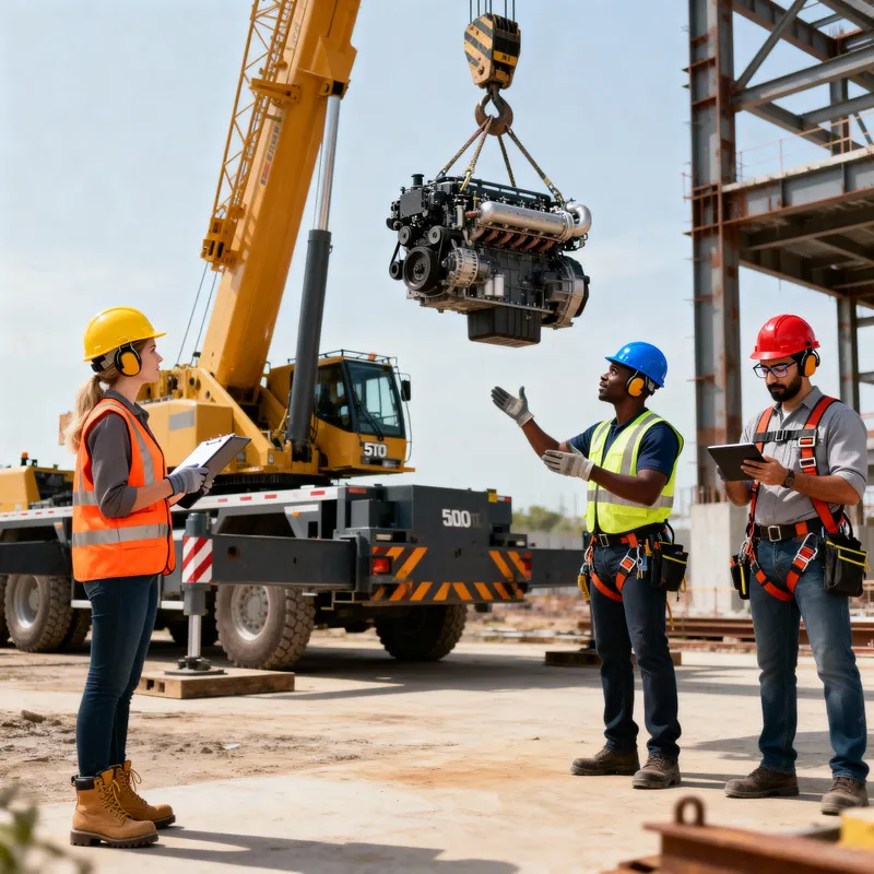 Critical Lifting Operation with 200-Tonne Crane Critical Lifting Operation with 200-Tonne Crane