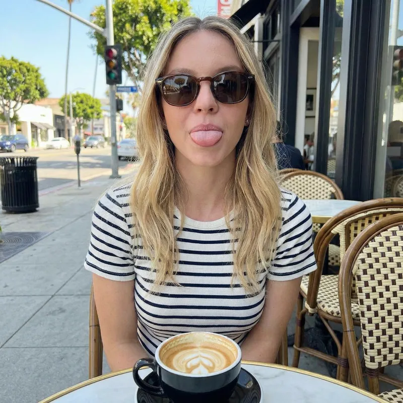 Sydney Sweeney's Bold Tongue Look