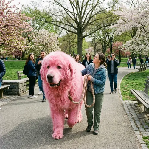 Large Pink Dog: Unique Images Of Man's Best Friend