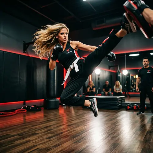 Sarah Michelle Gellar's Dynamic Taekwondo Kick