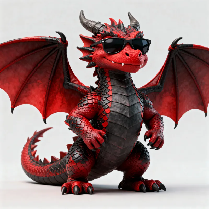 Resilient Dragon Mascot for Behavioral School