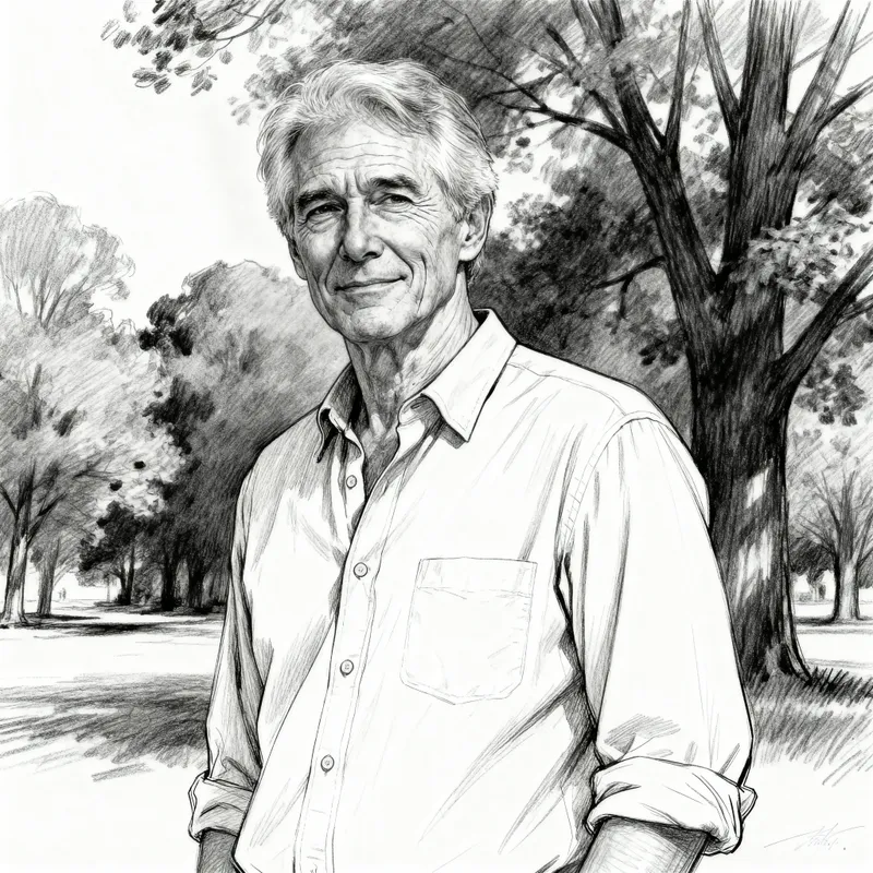 Transform Man's Image Into Artistic Sketch