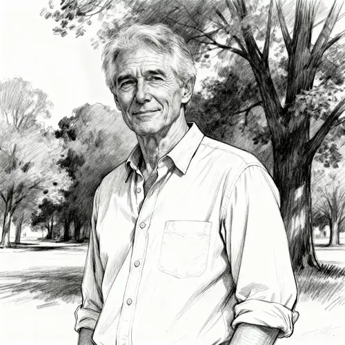 Transform Man's Image Into Artistic Sketch