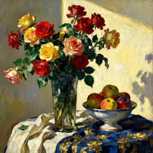 Vibrant Traditional Oil Painting - Museum Quality Art