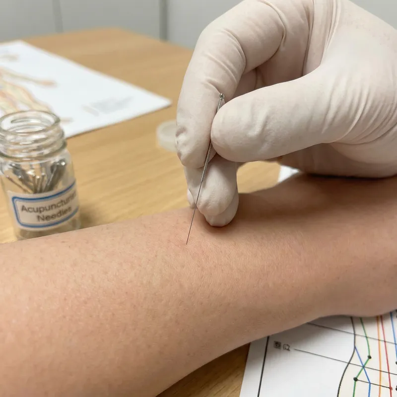 Meridian-Style Japanese Acupuncture Needles Close-Up
