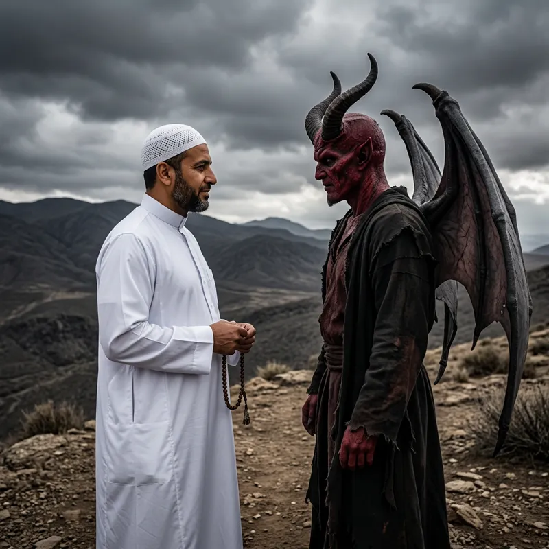 Satan and Muslim: A Symbolic Encounter