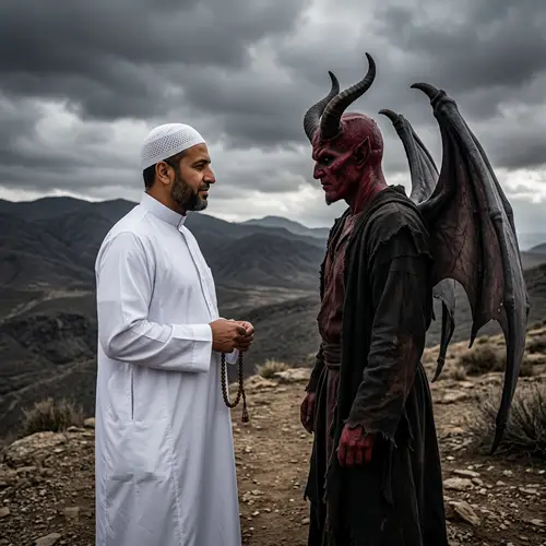 Satan and Muslim: A Symbolic Encounter