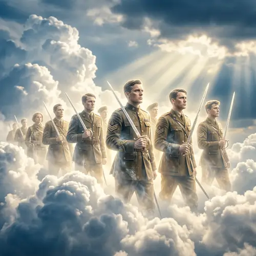 Ethereal Fallen Soldiers: Honoring Their Sacrifice