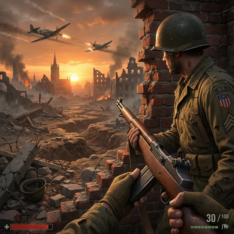 Call of Duty - Intense Historical First Person Shooter Game