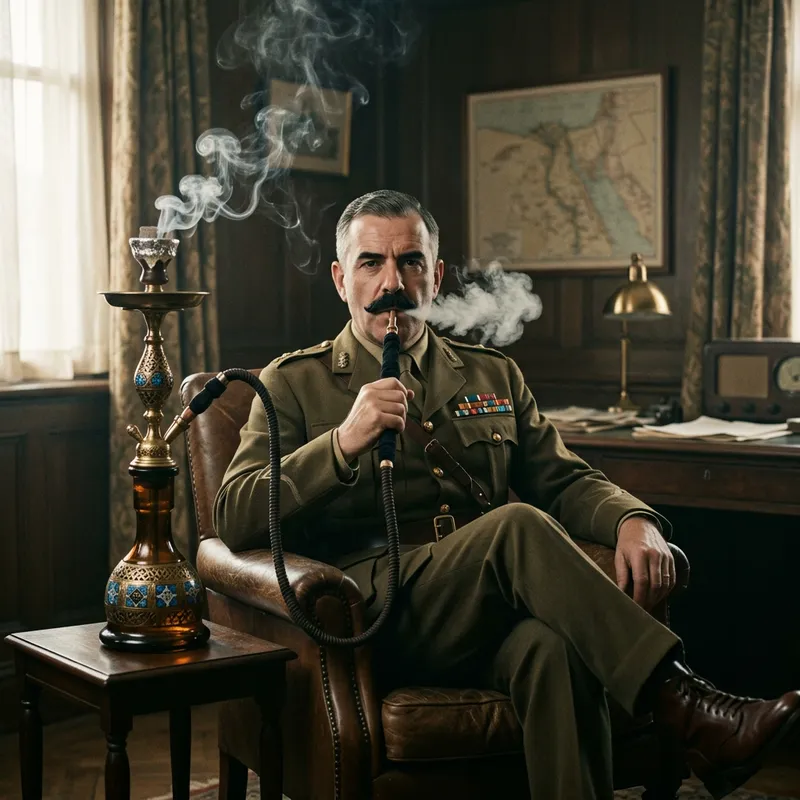 Joseph Stalin Smoking Ornate Hookah