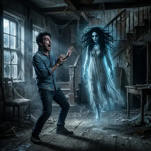 Terrifying Ghost Encounter in Abandoned House