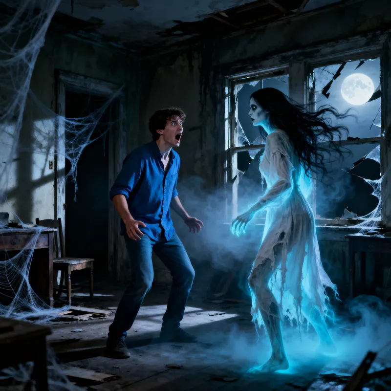 Terrifying Ghost Encounter in Abandoned House