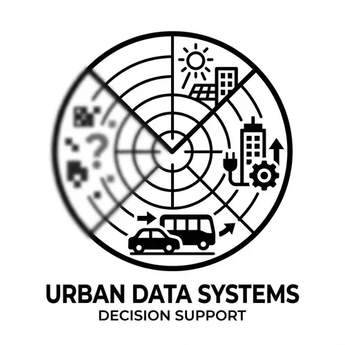 Urban Data-Driven Decision Support System Logo Design