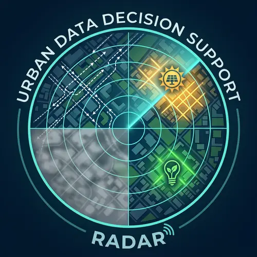 Urban Data-driven Decision Support Radar System for Urban Experimentation