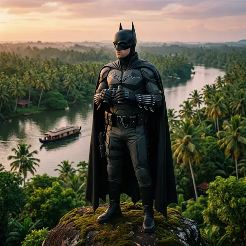 Caped Crusader in Kerala: Guardian of Tropical Landscapes