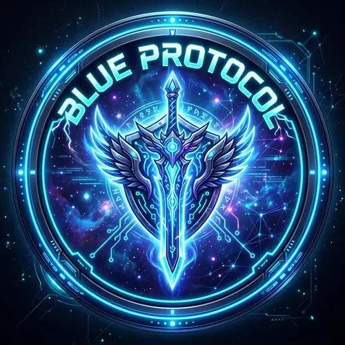 BLUE PROTOCOL Icon Design for WhatsApp Group