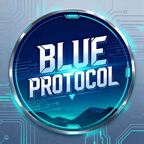 BLUE PROTOCOL Icon Design for WhatsApp Group