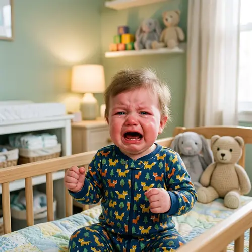 Upset Baby - Expressive Image of Anger and Upset