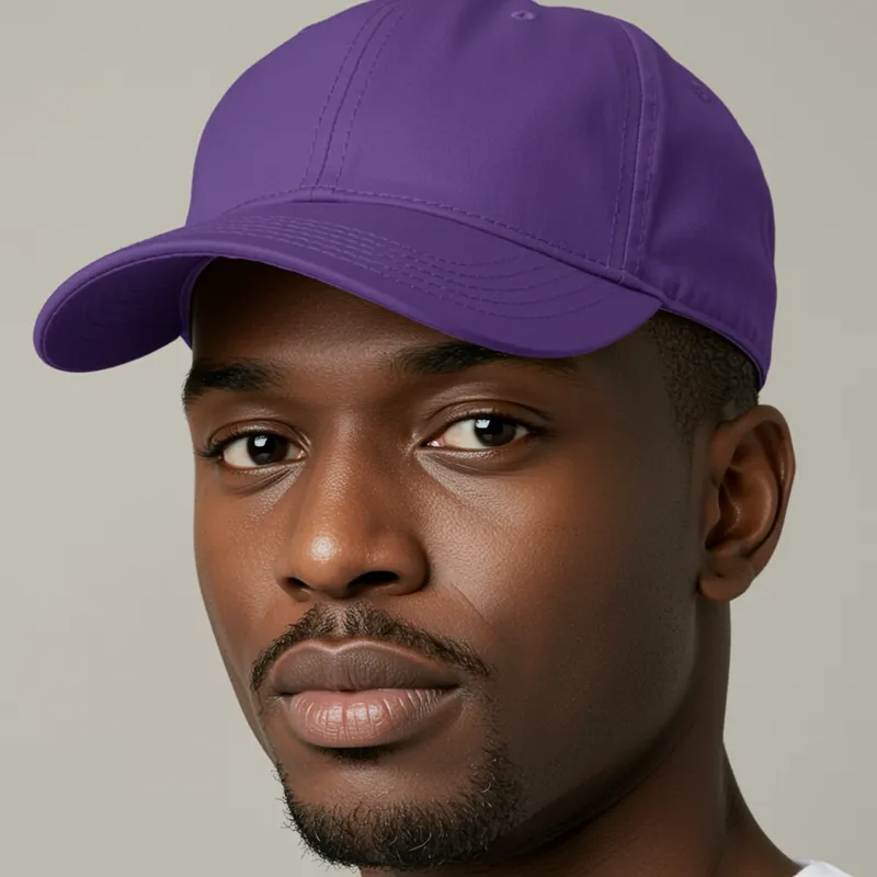 Traditional Headshot with Purple Cap - Custom Image