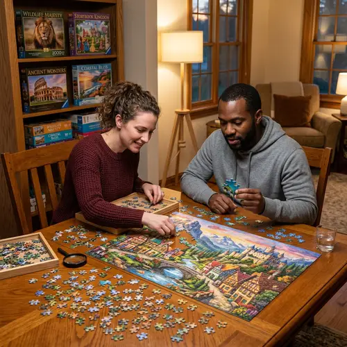 Engaging Puzzle Game Scene | Wildlife, Storybook Characters, Monuments