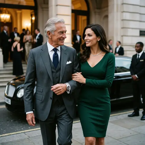 Old Rich Man with Young Hot Wife - Exclusive Insights