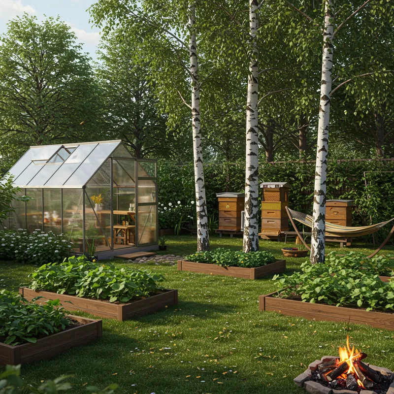 Backyard Oasis: Greenhouse & Garden Design Ideas