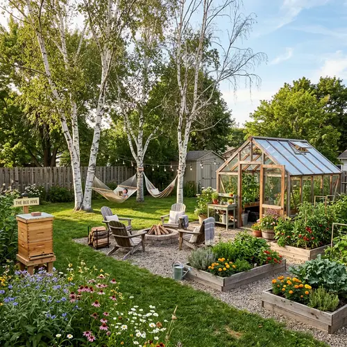 Backyard Oasis: Greenhouse & Garden Design Ideas
