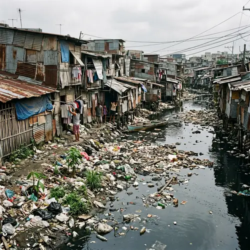 Polluted River in the Philippines: Urban Struggles