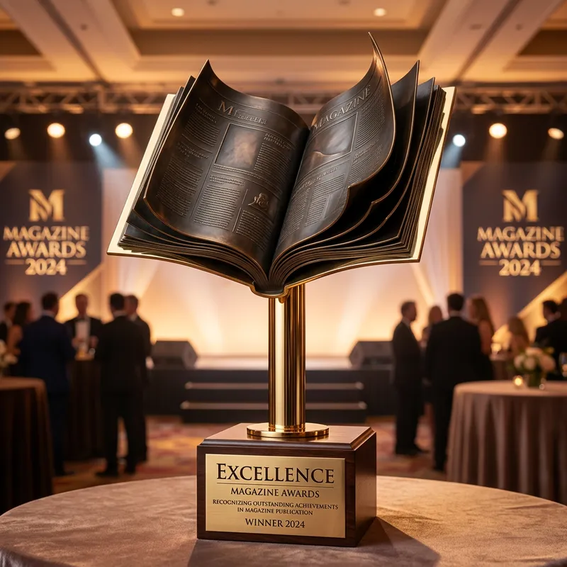 Magazine Award Trophy Design