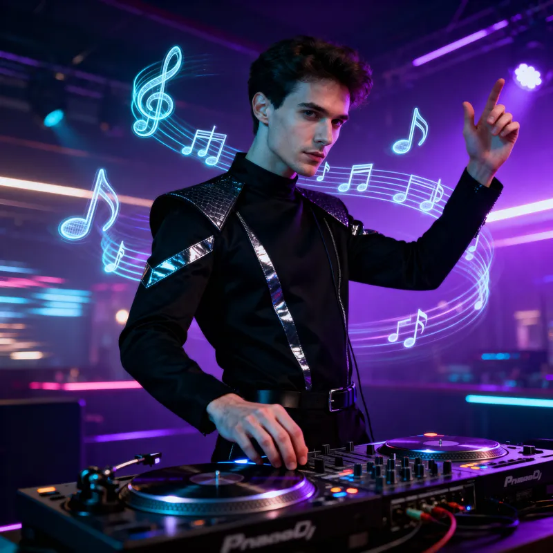 Striking DJ Portraits for Your Brand Identity