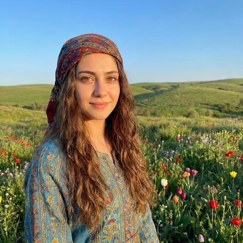 Turkish Woman in Traditional Dress | Natural Beauty Outdoors