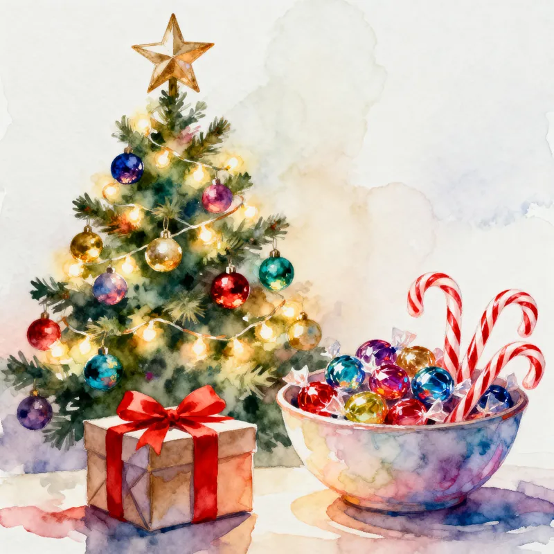 Bright Holiday Watercolor Art for Your Home Bright Holiday Watercolor Art for Your Home