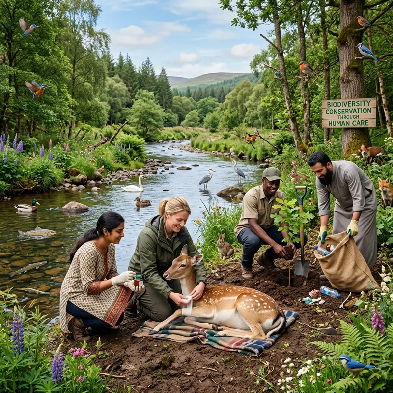 Biodiversity Conservation: HumanCare & Diverse Group in Action Biodiversity Conservation: HumanCare & Diverse Group in Action
