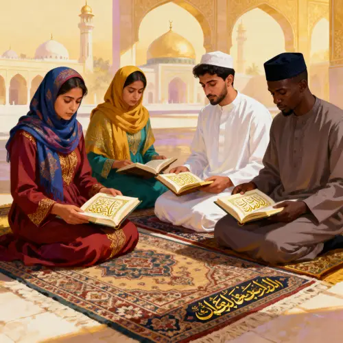 Diverse Faith in Harmony: A Serene Quran Reading