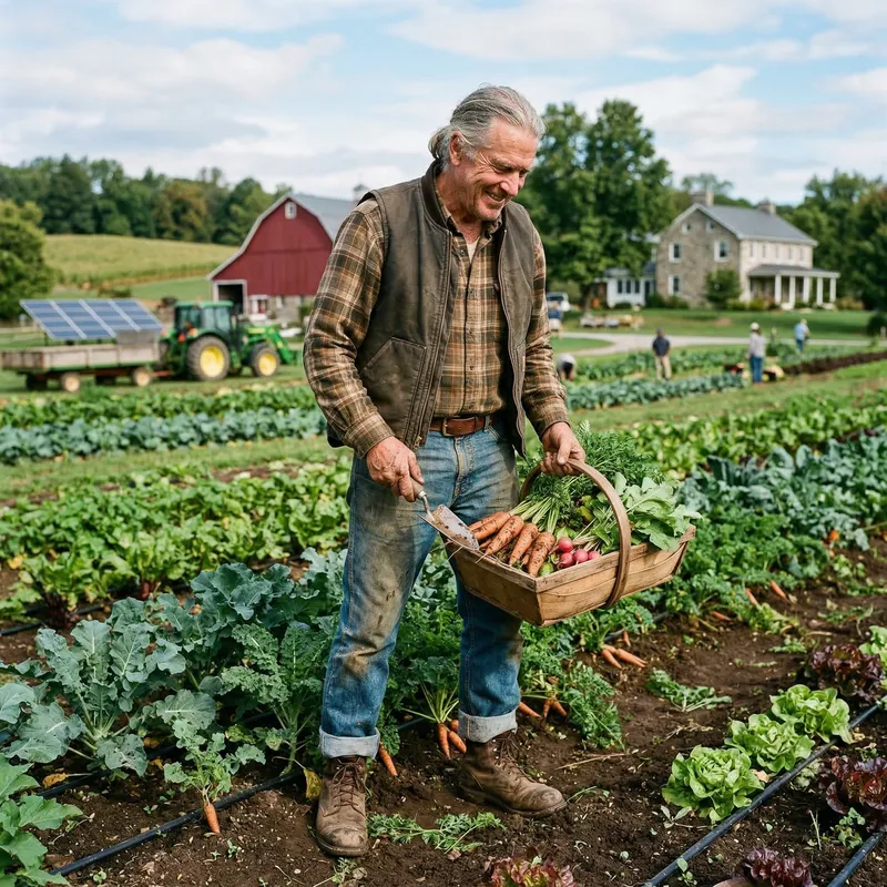 George Washington: The Farmer in Modern AI Art