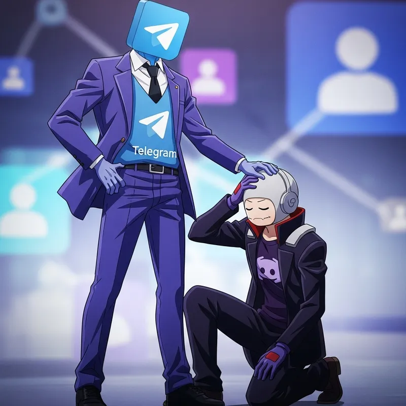 Anime Art: Telegram vs. Discord Showdown