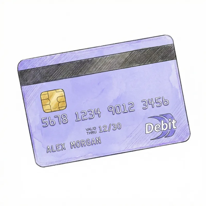 Modern Light Purple Debit Card Design | Website Name Modern Light Purple Debit Card Design | Website Name