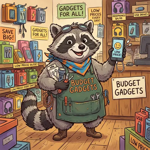 Budget Gadget Mascot Animal Design