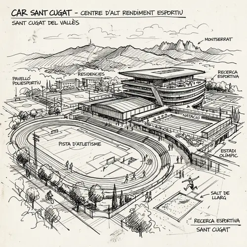 High-Performance Center Sketch in Sant Cugat