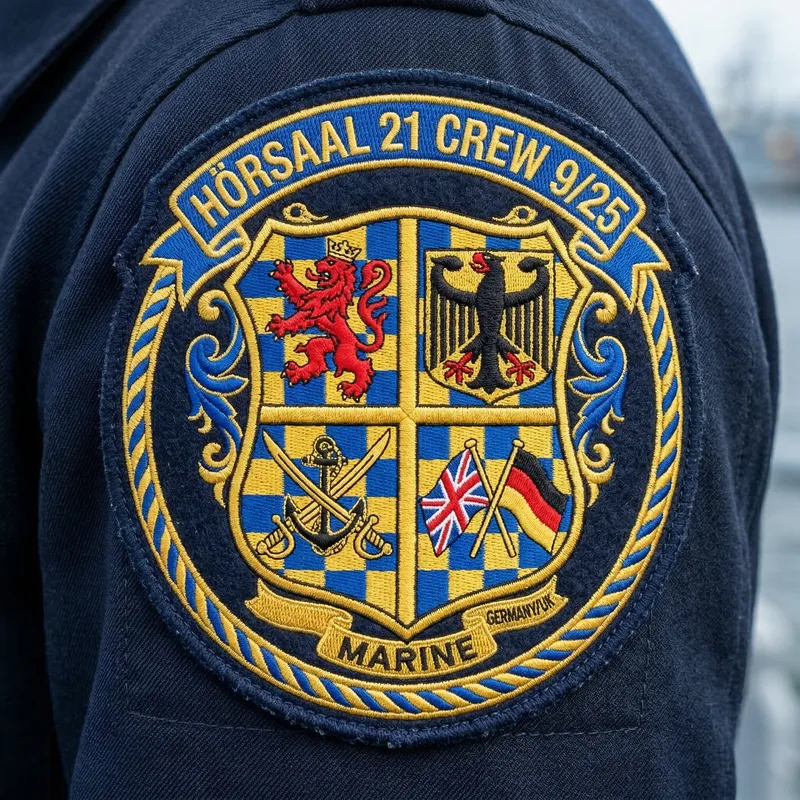 Custom Marine Patch Design with Emblem