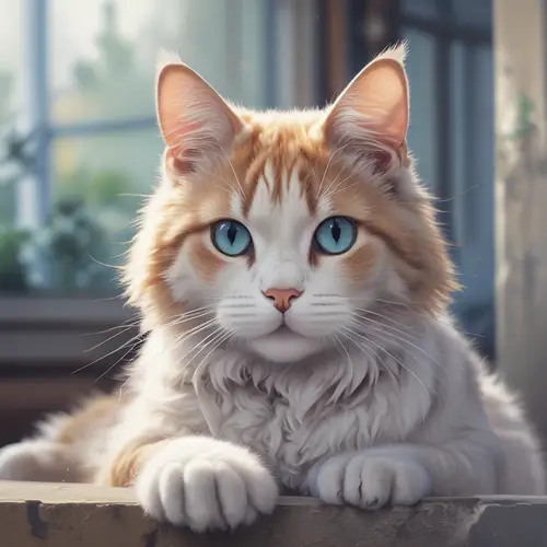 Cute Anime Cat Art for Fans