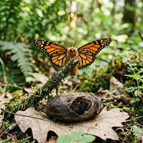 Vibrant Moth with Butterfly Wings | Nature Paradox