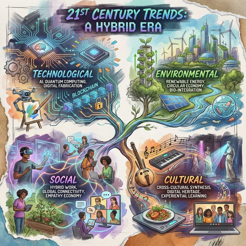 Symbolism & Promotion of 21st Century Trends Poster Symbolism & Promotion of 21st Century Trends Poster
