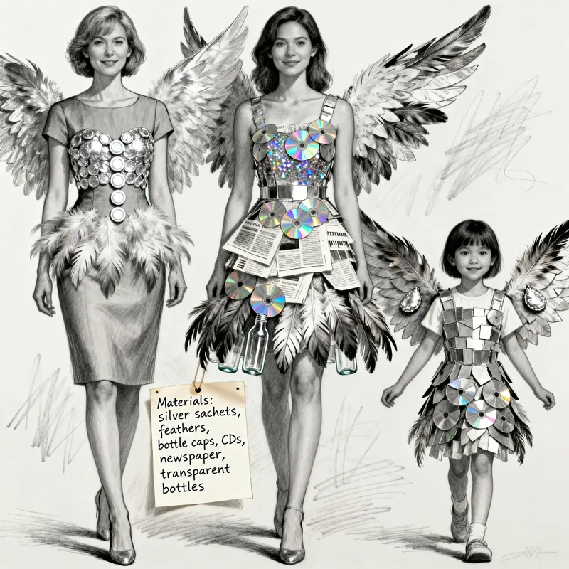 Stunning Trashion Show Dress Designs in Recycled Materials