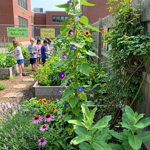 School Garden Biodiversity: Plants and Animals Interactions